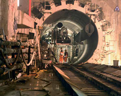 Tunnelbaustellen