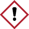 Gefahrenpiktogramm Ausrufe- zeichen