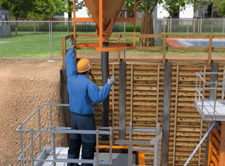 Abb. 38 Persnliche Schutzausrstungen bei Betonierarbeiten