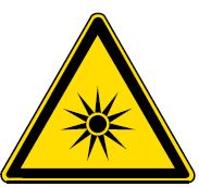 Abb. 121 Warnung vor optischer Strahlung
