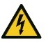 Symbol Gefhrliche elektrische Spannung