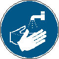 ISO 7010-M011 Hände waschen
