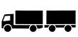 Abbildung: Sinnbild Lastkraftwagen mit Anhnger